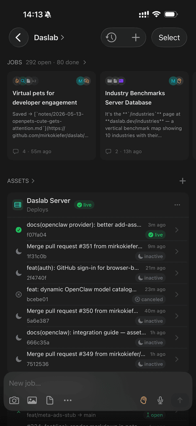 Daslab — Your AI control center